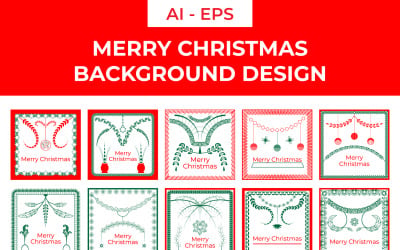 Merry Christmas Background Design