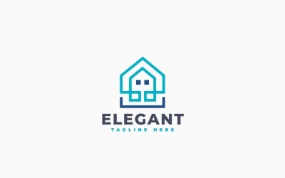 Elegant House Logo Modern Template Design