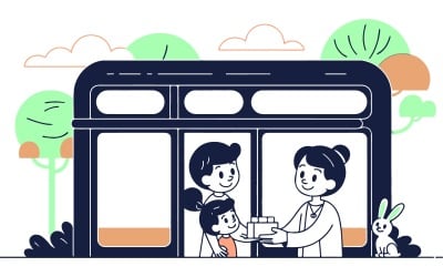 Illustration av hälso- och sjukvårdsstöd för apoteksbutiker