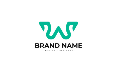 initial Letter W logo design