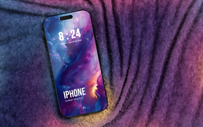 Luxus iPhone képernyő makett design