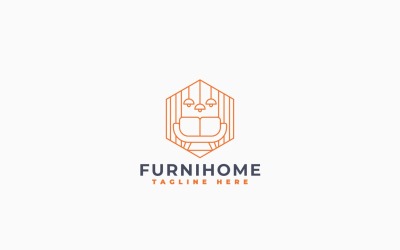 Modèle de logo pour mobilier et décoration intérieure