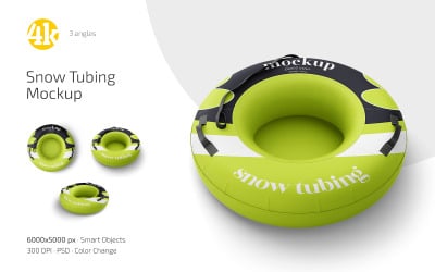 Modello PSD per mockup di snow tubing