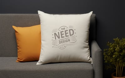 Elegant Pillow Branding PSD Mockup