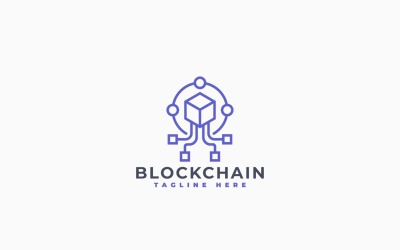 Blockchain Logo Template Design