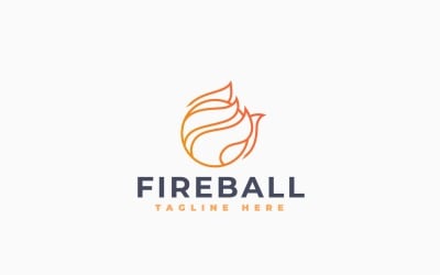Fireball Logo Template Design
