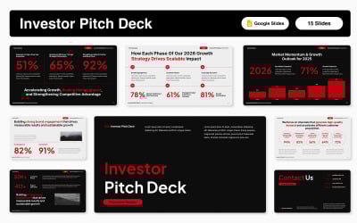 Google Slides-Vorlage für Investoren-Pitches