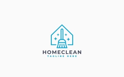 House Clean Logo Template Design