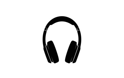 Minimalist black wireless headphones with sleek over-ear design isolated on white background