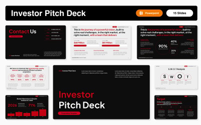 Yatırımcı Sunum Dosyası PowerPoint Şablonu