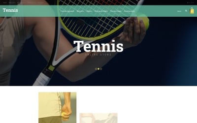 Адаптивный OpenCart шаблон для тенниса