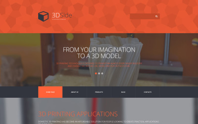 3D Side WordPress-tema
