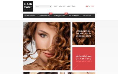 Hair Gloss PrestaShop Teması