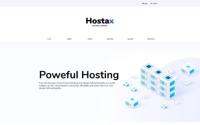 Hostax - Hosting čisté šablony Joomla