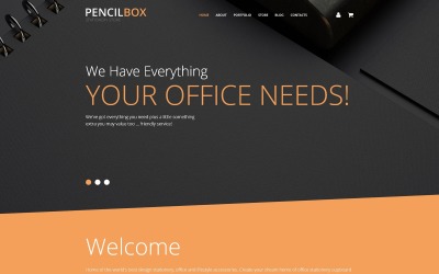 "PencilBox WooCommerce Theme" - адаптивний WooCommerce шаблон №55719