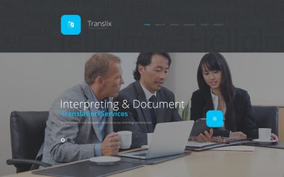 Шаблон веб-сайта Translix