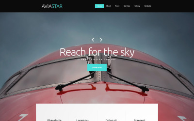 Šablona webových stránek AviaStar