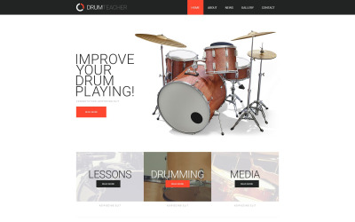 Szablon strony responsywnej prywatnego nauczyciela