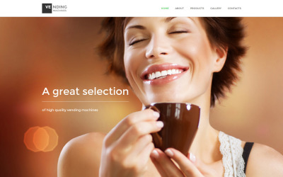 Template Web Flexível para Sites de Máquina de venda automática №55706