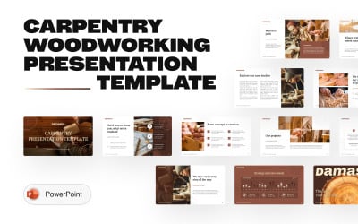 Damasca – Carpentry Woodworking PowerPoint Presentation Template