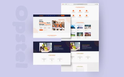 HammerX – Construction Company Website UI Kit for Figma