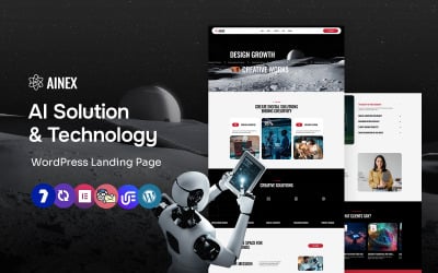 Ainex - AI Solutions and Technology Multipurpose WordPress Elementor Theme