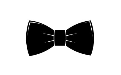 Elegáns fekete selyem csokornyakkendő formális öltözékhez és kifinomulthoz, fehér alapon izolálva