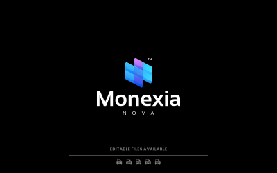 Gradient Modern Symbol Logo Design 941