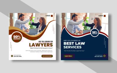 Lawyers Social Media Post Template Ver-6