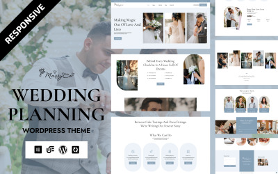 MarryCo - Tema WordPress Elementor para Planejamento de Casamentos de Luxo e Serviços Nupciais BrideBliss