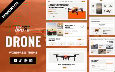 Spy-Drone - Тема WordPress для аэрофотосъемки и видеосъемки с дрона