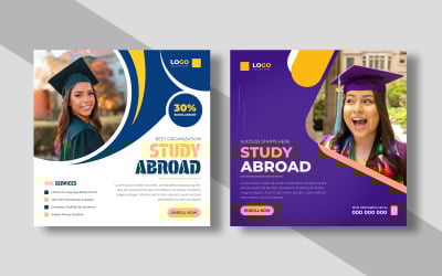 Study Abroad Social Media Post Template Ver-5