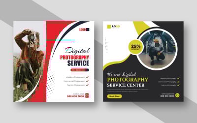 Servicio de fotografía digital - Publicación en redes sociales, versión 1