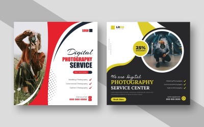 Dijital Fotoğrafçılık Hizmeti Sosyal Medya Gönderisi Sürüm 1