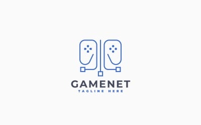 Game Network Logo Template Design