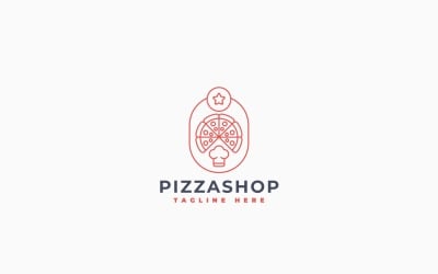 Pizza Restaurant Logo Template Design