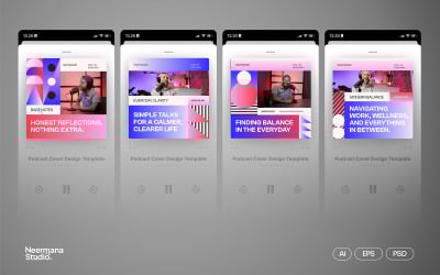 Portada del podcast Red Blue Gradient