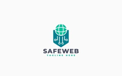 Safety Web Logo Template Design