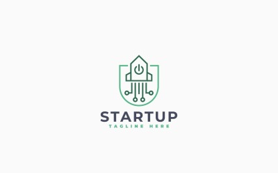 Startup Boost Logo Template Design
