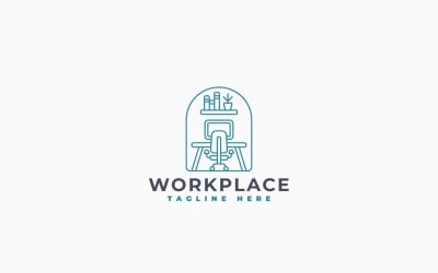İş Yeri Logo Şablonu Tasarımı