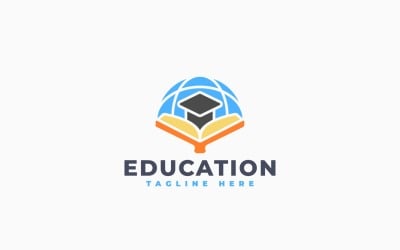 World Education Logo Template Design