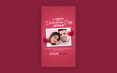 Historia de Instagram de Feliz Día de San Valentín