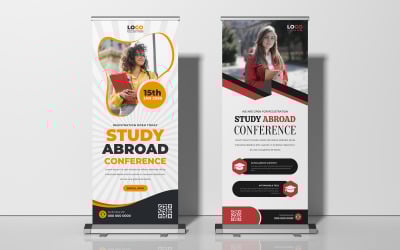Baner roll-up „Studia za granicą” wersja 3