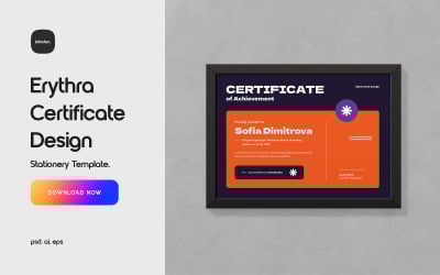 Erythra Certificate Design