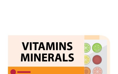 Mall för mockup av blisterförpackning för färsk frukt och grönsaker