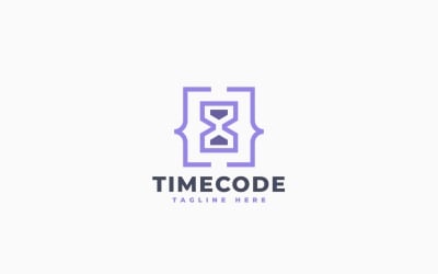 Шаблон дизайна логотипа Timeless Code