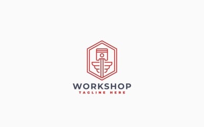 Workshop Logo Template Design