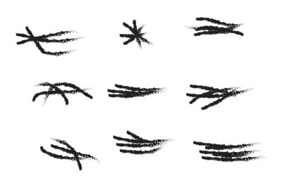 Создайте дизайн с эффектом кисти.