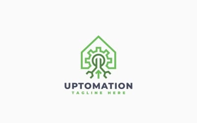 Machine Automation Logo Template Design