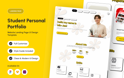 Min Jae - Student Personlig Portfolio Landningssida